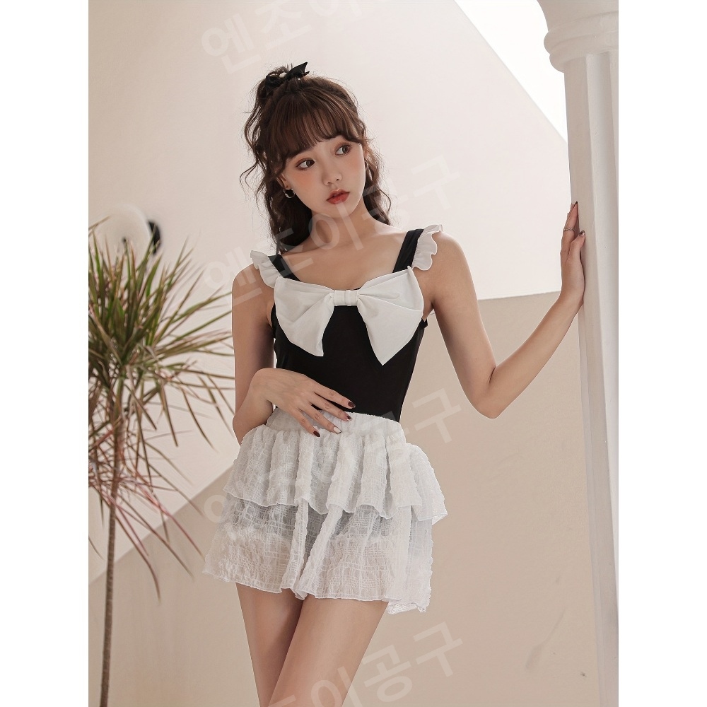 체형커버 모노키니 원피스수영복 호텔수영장수영복 - 상세 이미지 4