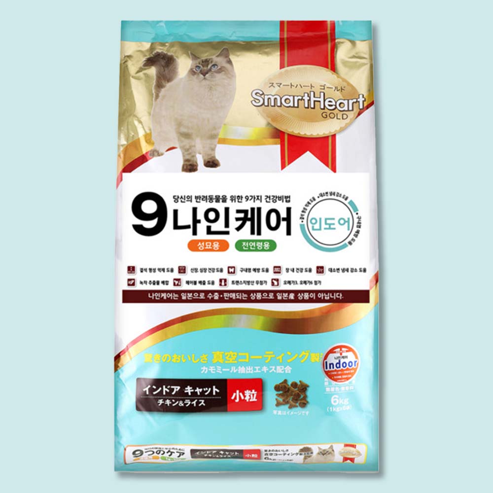 나인케어 캣 인도어 6kg 고양이사료 : 부부 펫