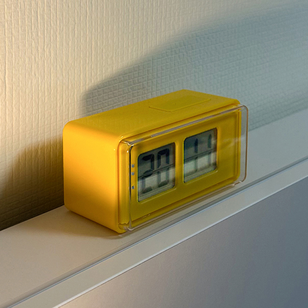 오르미 레트로 플립 무소음 디지털 알람 탁상시계