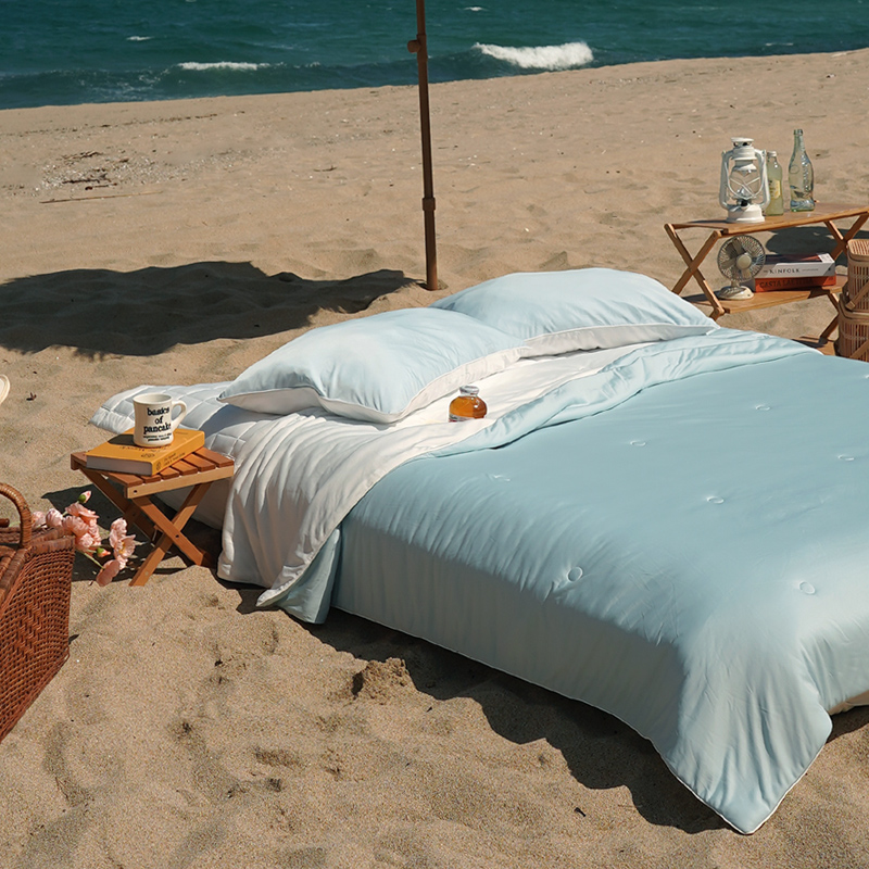 시원한 여름이불 샤베트 양면 접촉 솔리드 냉감이불 쿨이불 풀세트 SS