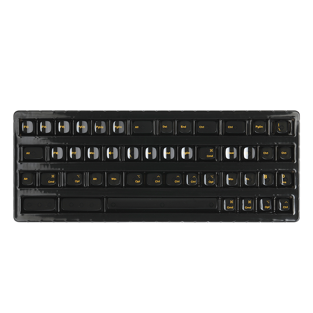SPM PC 투명 실크인쇄 한글 영문 키캡 165키 커스텀 기계식키보드 블랙스모그 이미지 7