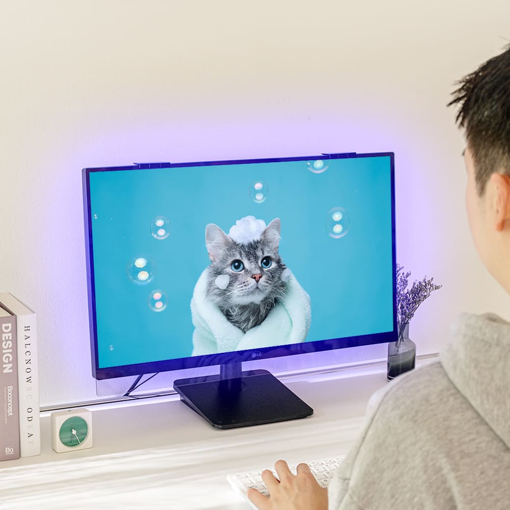 [공식총판] 스마트키퍼 BLS24 거치형 24인치 블루라이트 차단 패널 전자파 눈건강 보호 스탠드 - 상세 이미지 3