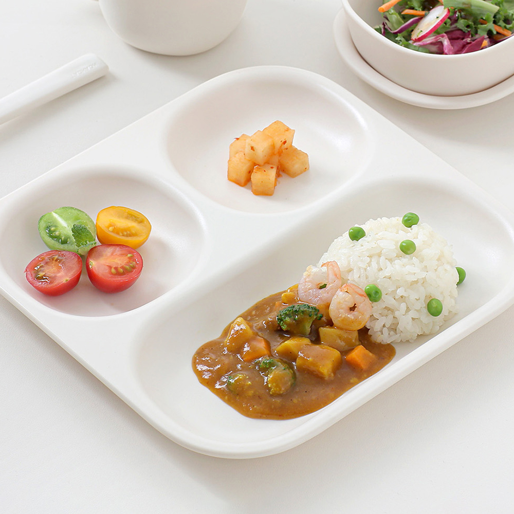 유아 식판 3구 어린이 탁가온 에코젠 유아