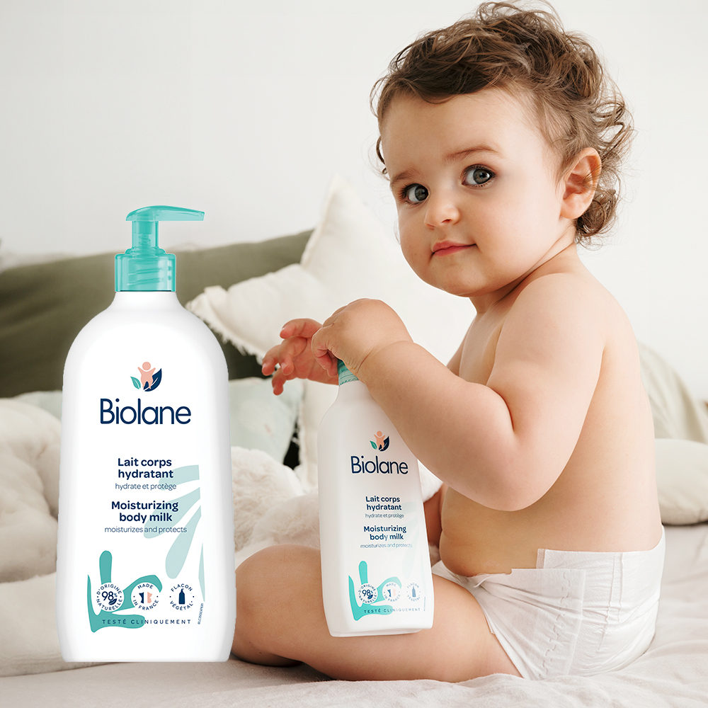 비올란 모이스처라이징 바디밀크 베이비 키즈 신생아 어린이집 고보습로션크림 350ml, 3개