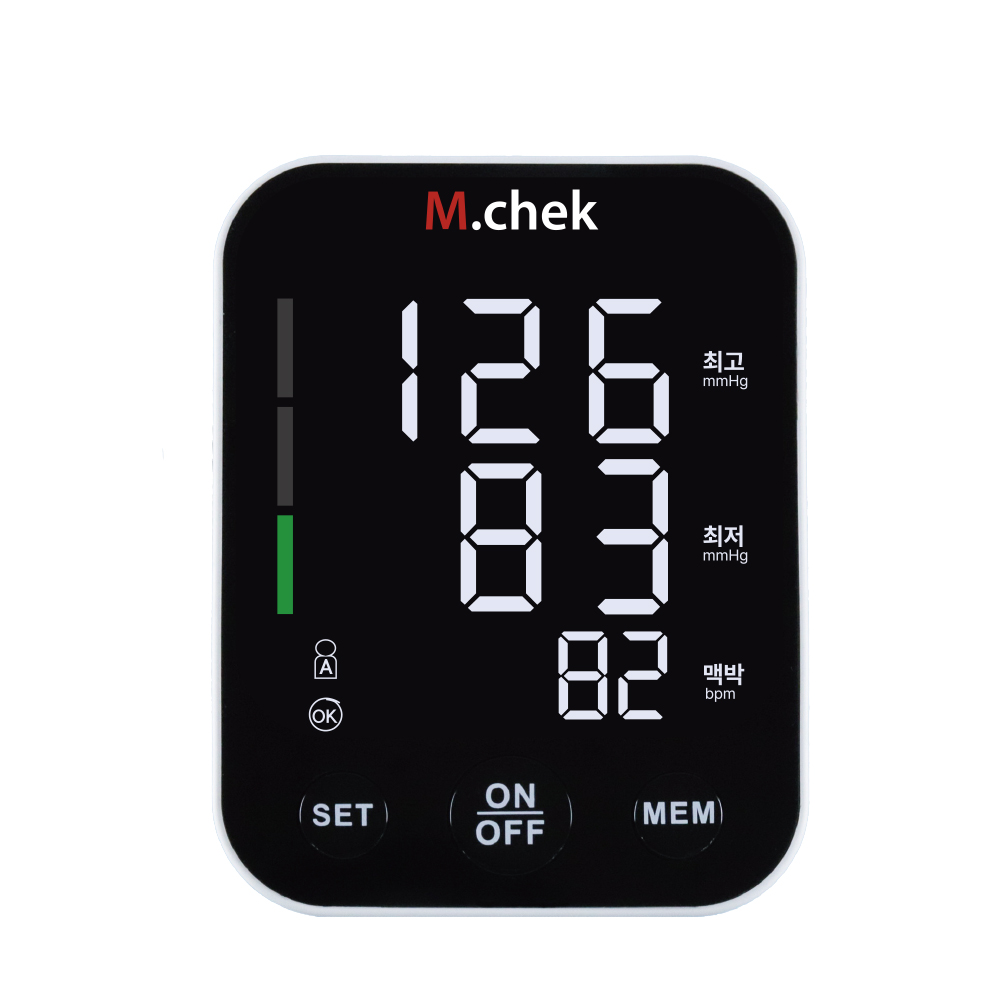 (신제품) 엠첵 국산 혈압계 BMC-30 가정용 혈압측정기 체크 기계