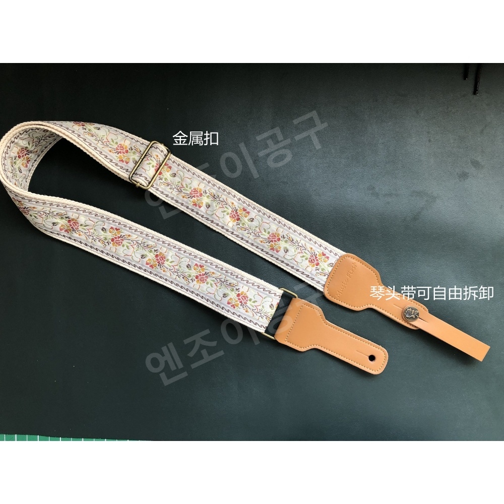 기타어깨끈 기타스트랩 베이스 일렉 악기 우쿠렐레 - 상세 이미지 4