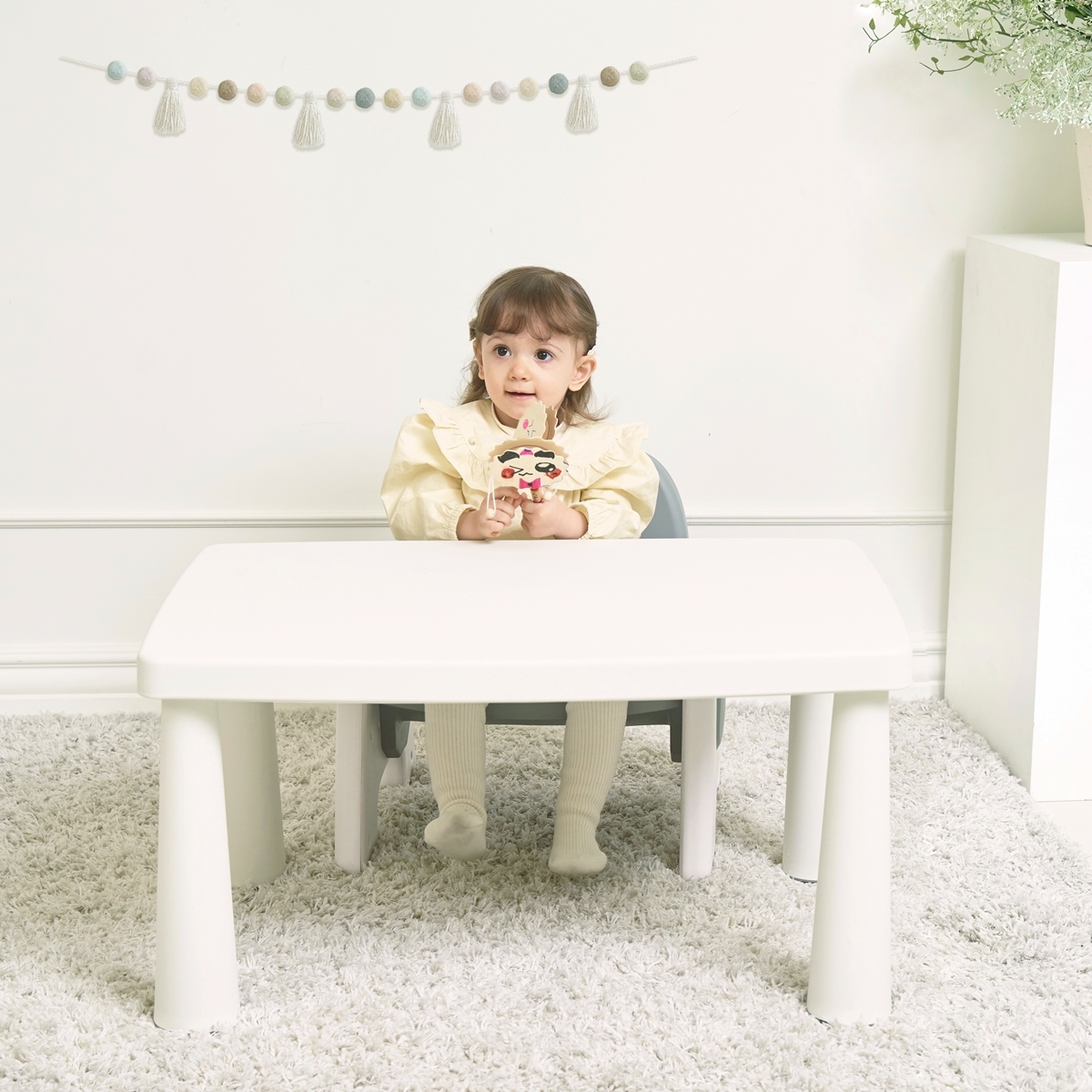 프렌디아 높이조절 유아 책상 아기 테이블 플레이 미술 놀이