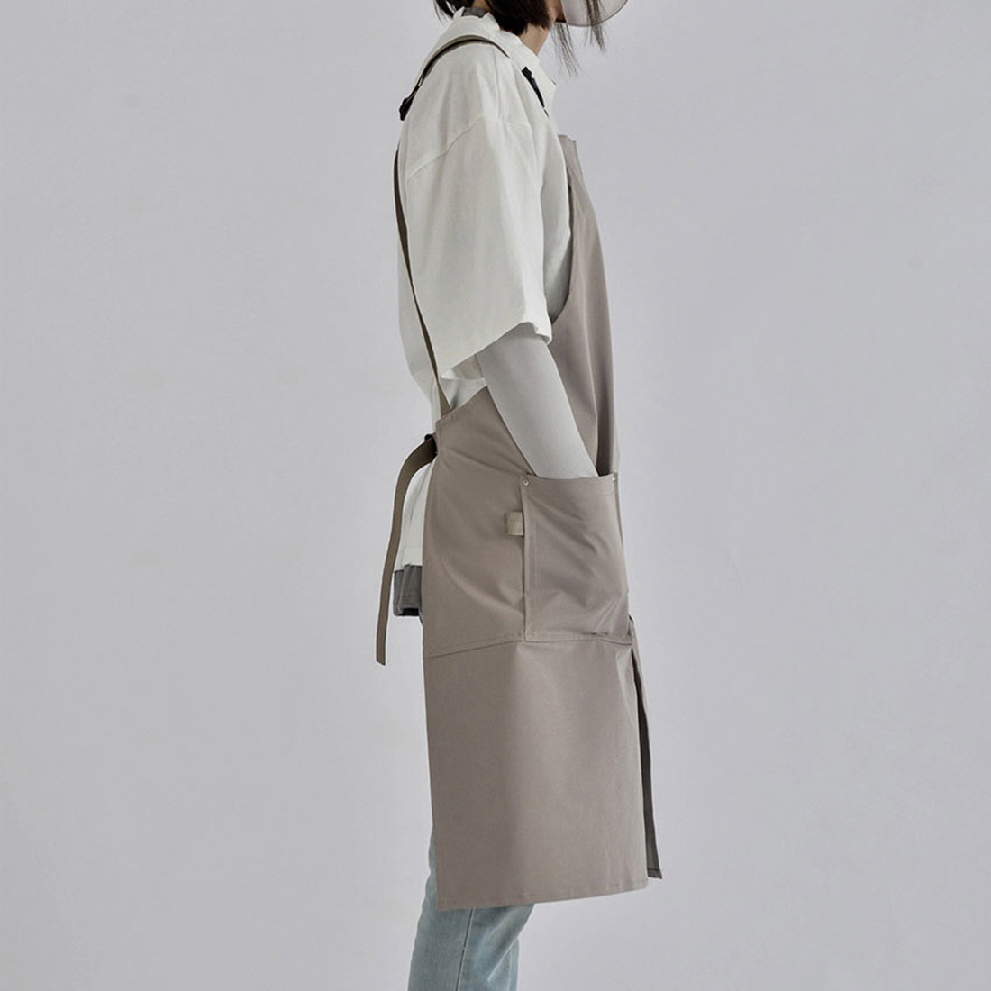 공방 앞치마 미술 화방 공예 도예 작업용 카페 바리스타 앞트임 앞치마