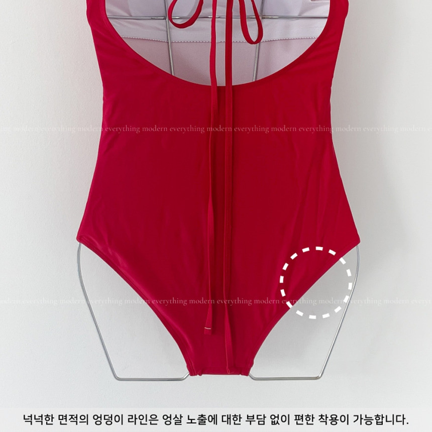💖색감깡패/M-3XL 백리스 휴양지룩 모노키니 체형커버 스윔웨어 유교걸 빅사이즈 수영복 상세 이미지 39