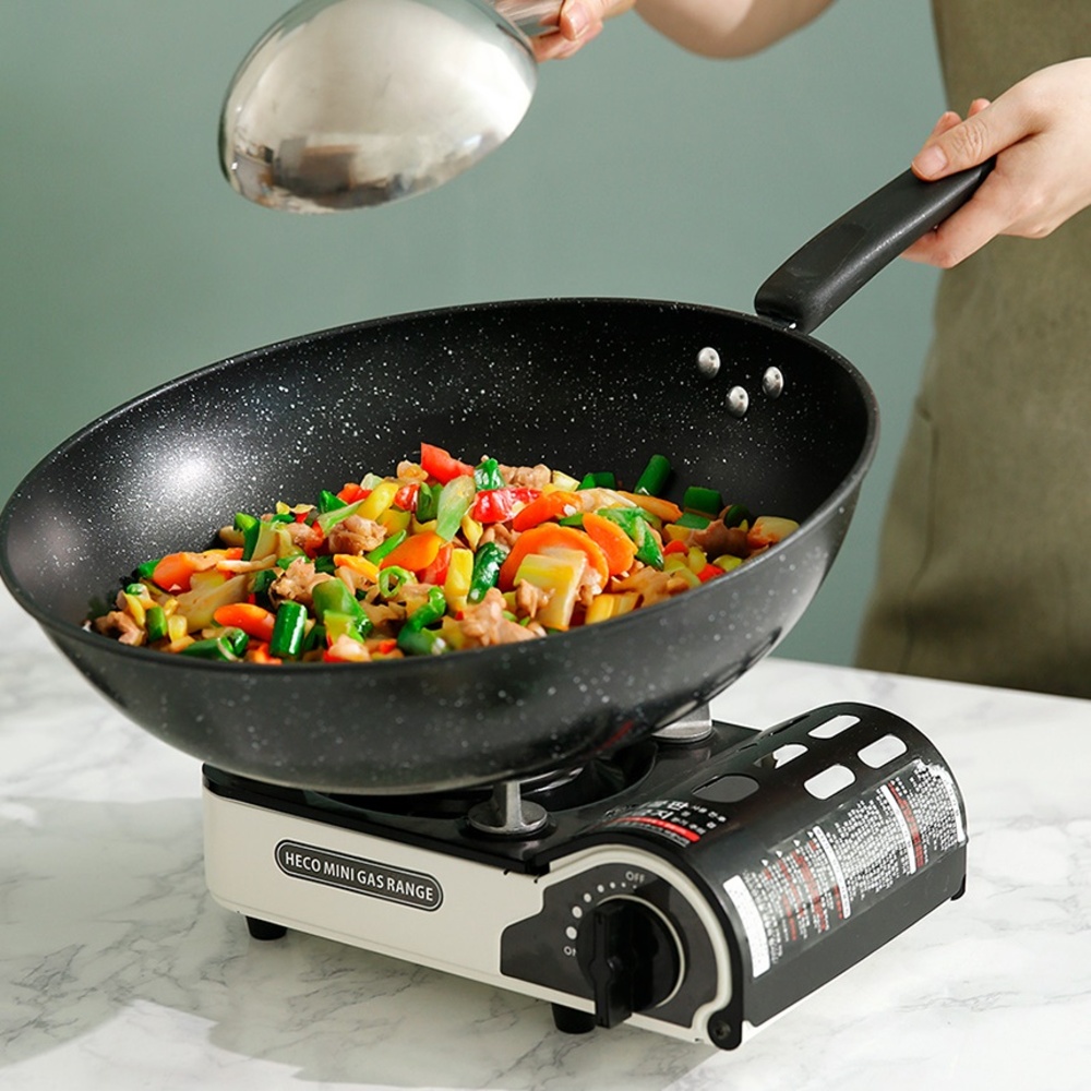 맥반석 PTFE 코팅 웍팬 인덕션 볶음팬 궁중팬 중식 튀김 웍 볶음후라이팬