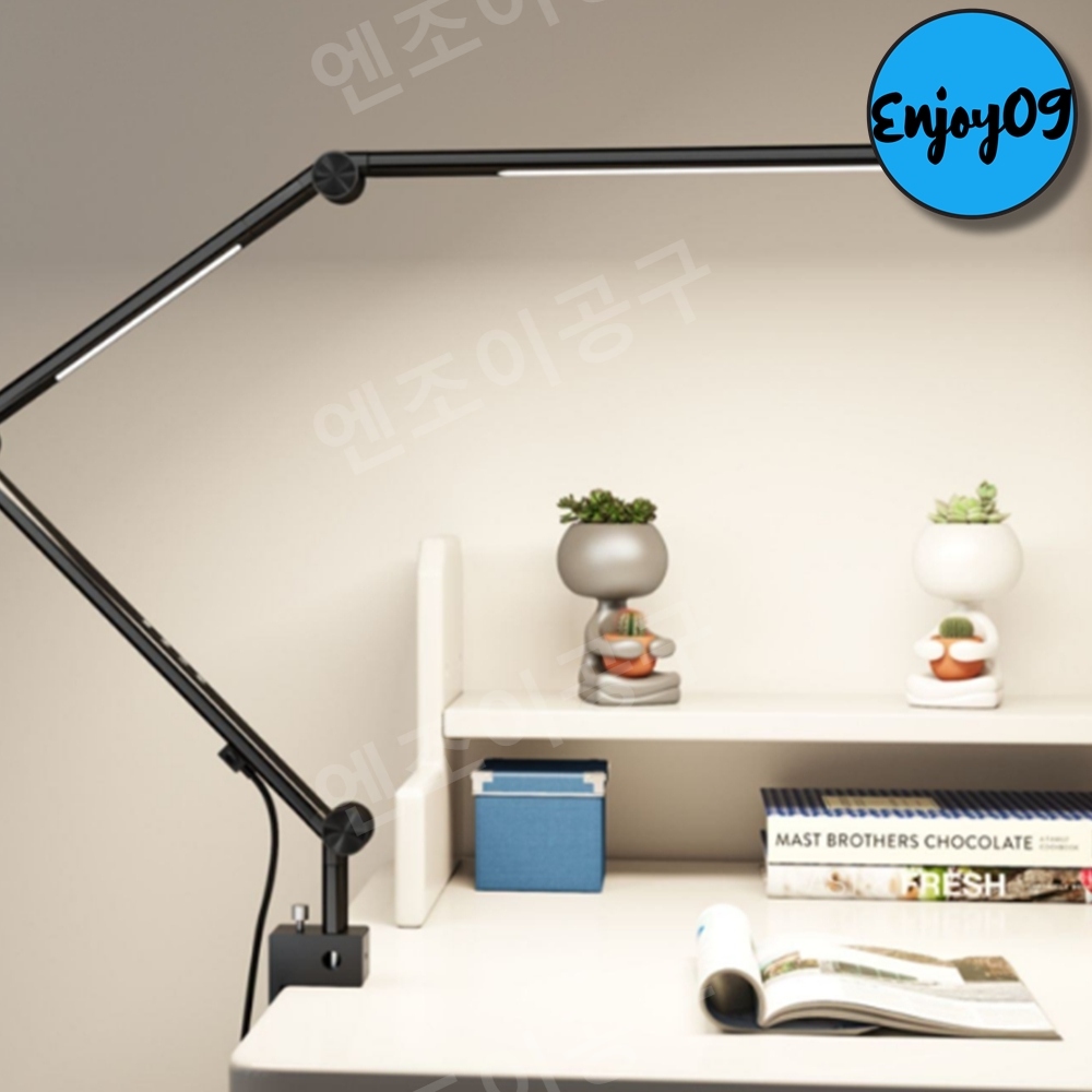 LED 스탠드 탁상형돋보기 독서 십자수 책상 노인 - 메인 이미지