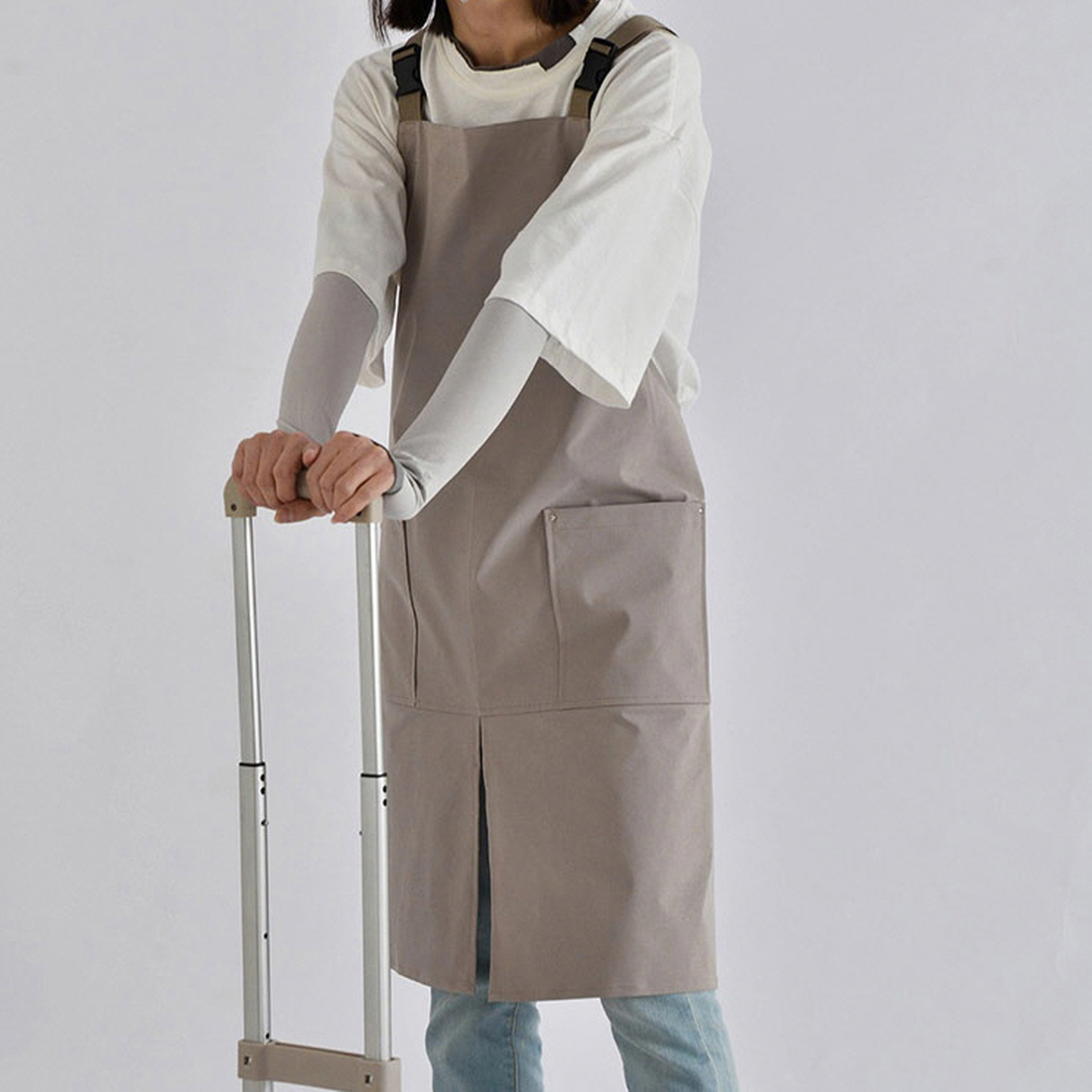 공방 앞치마 미술 화방 공예 도예 작업용 카페 바리스타 앞트임 앞치마