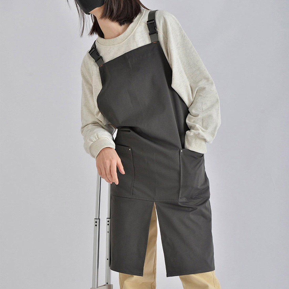 공방 앞치마 미술 화방 공예 도예 작업용 카페 바리스타 앞트임 앞치마