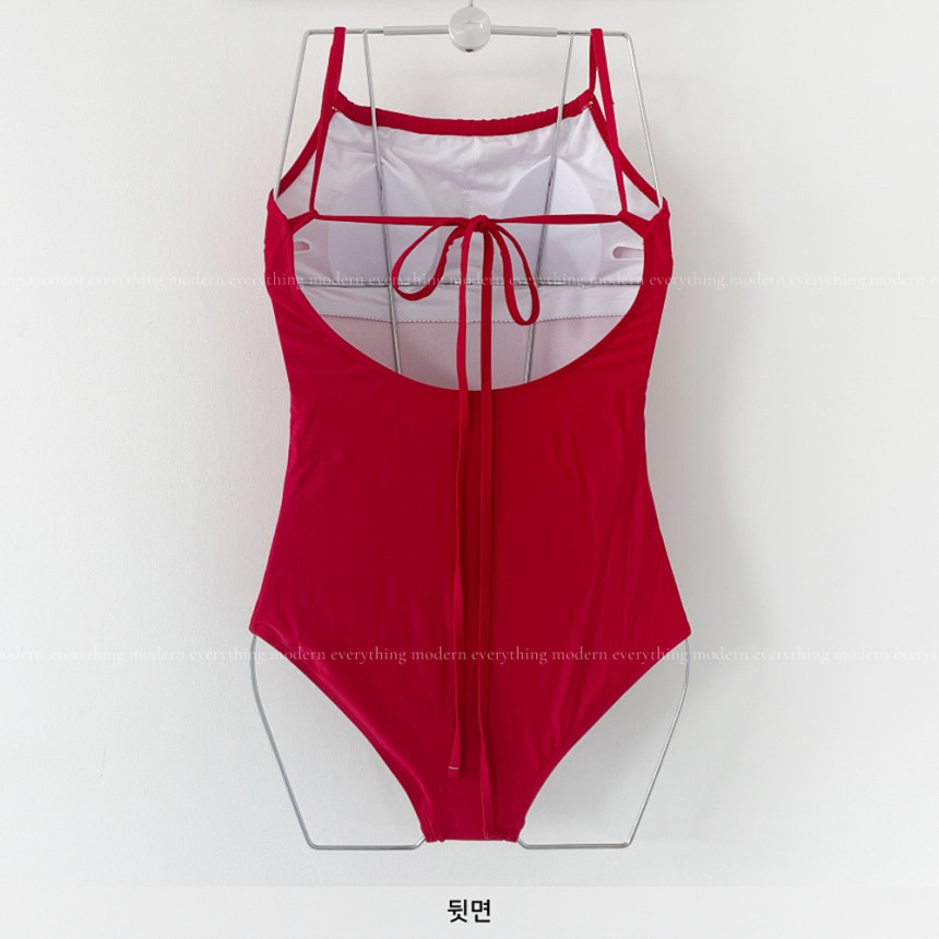 💖색감깡패/M-3XL 백리스 휴양지룩 모노키니 체형커버 스윔웨어 유교걸 빅사이즈 수영복 상세 이미지 36
