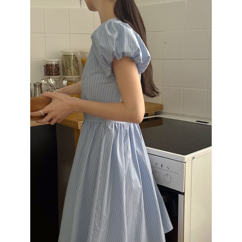 미녀와 순정남 16회 한수아 공마리 미니 원피스 퍼프 소매 프렌치 의상 옷 패션 - 상세 이미지 2