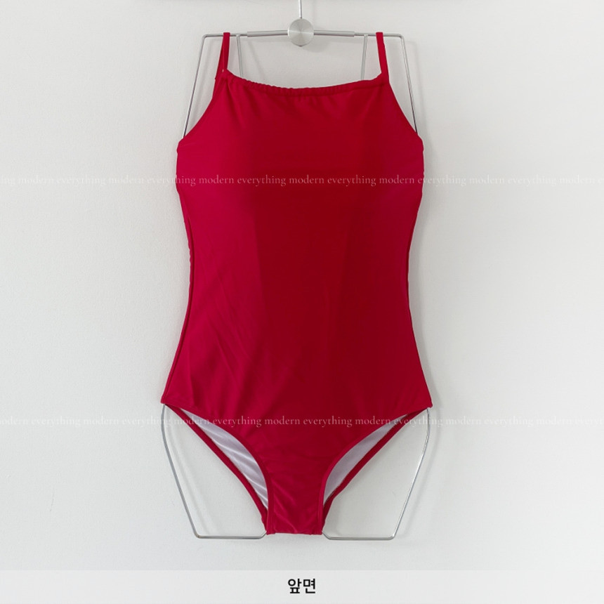 💖색감깡패/M-3XL 백리스 휴양지룩 모노키니 체형커버 스윔웨어 유교걸 빅사이즈 수영복 상세 이미지 35