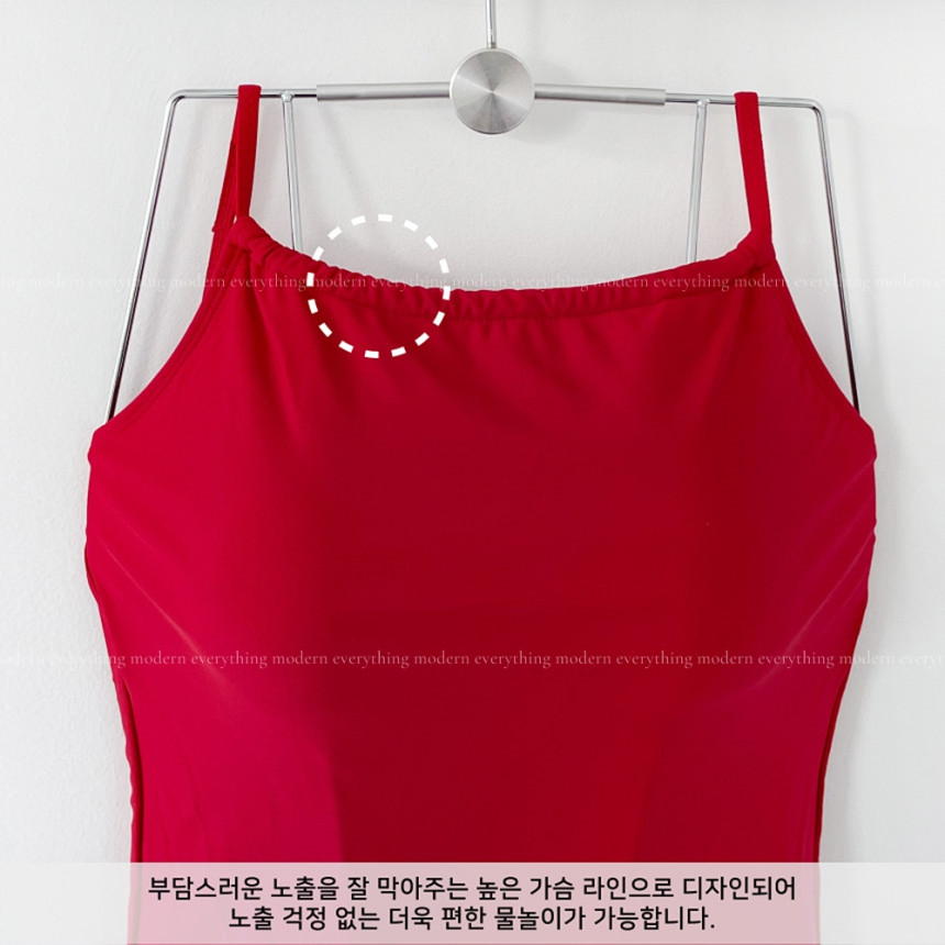 💖색감깡패/M-3XL 백리스 휴양지룩 모노키니 체형커버 스윔웨어 유교걸 빅사이즈 수영복 상세 이미지 38