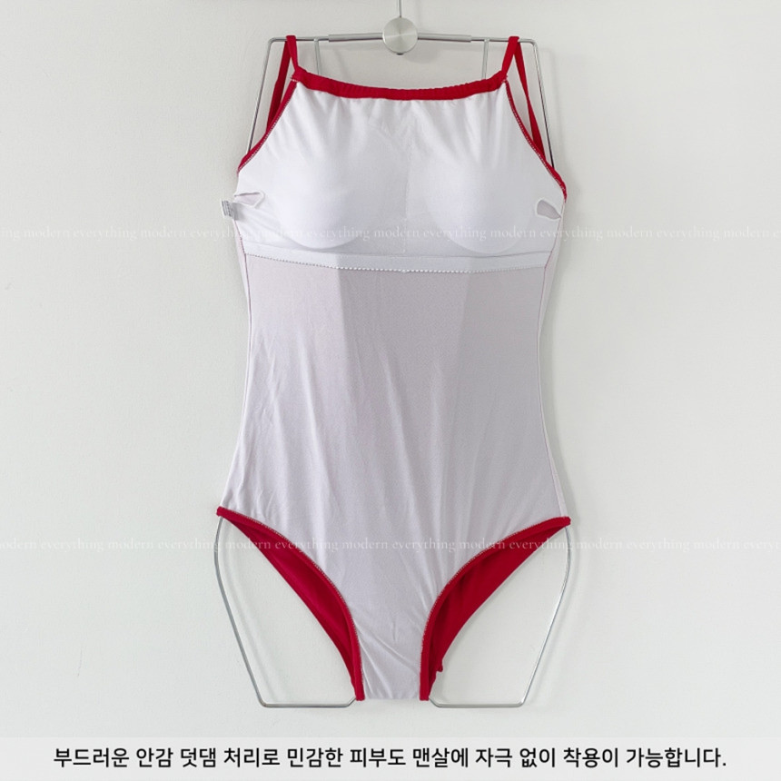 💖색감깡패/M-3XL 백리스 휴양지룩 모노키니 체형커버 스윔웨어 유교걸 빅사이즈 수영복 상세 이미지 41