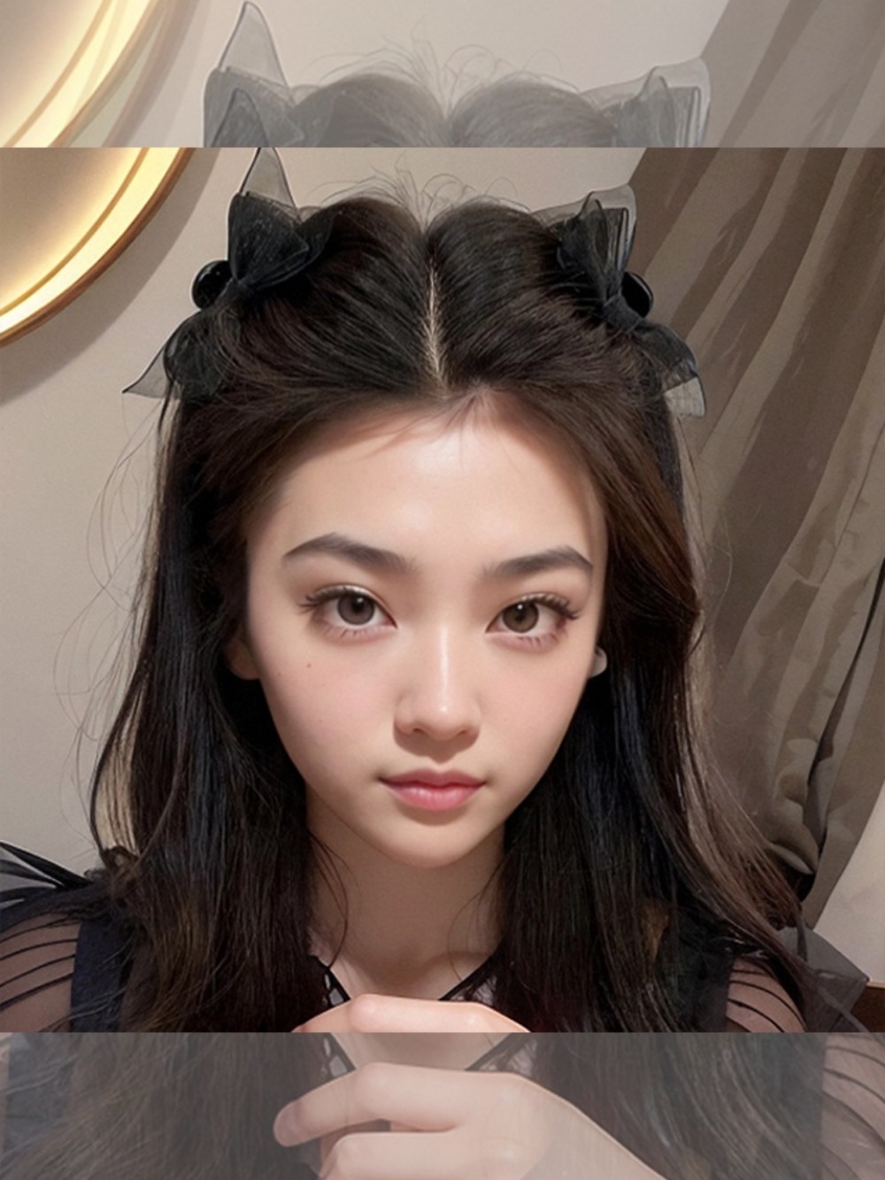 나는 솔로 solo 148화 송해나 리본핀 귀여운 발레코어 의상 옷 패션 - 상세 이미지 2