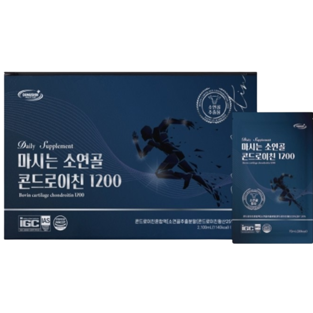 동신헬스케어 마시는 저분자 소연골 콘드로이친 1200 70ml 30포 액상 콘드로이친황산 - 상품 이미지