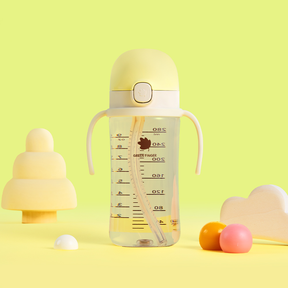 그린핑거 베베그로우 원터치캡 빨대컵 160ml / 280ml 외 텀블러 이미지 3