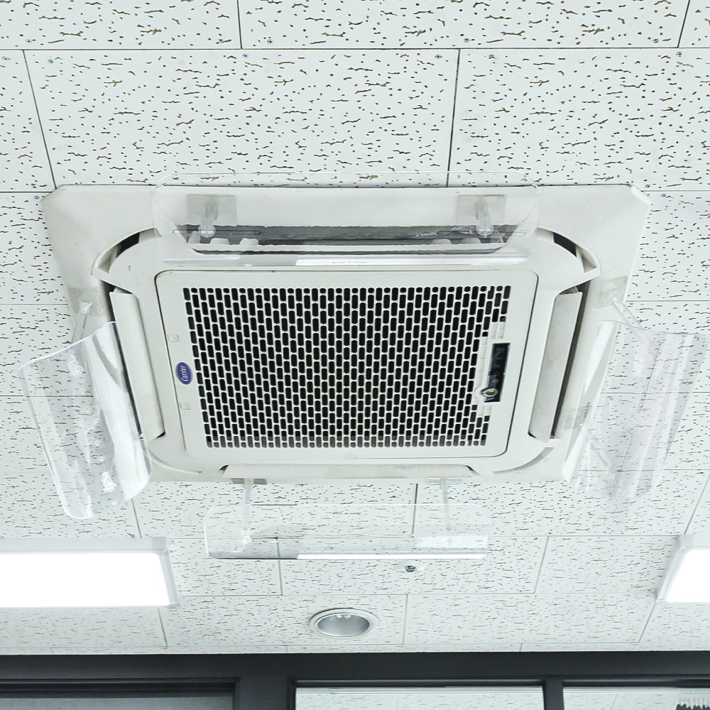 초간편설치 무타공 천장형 시스템 에어컨 바람막이 가림막 윈드플렉스 - 상세 이미지 4