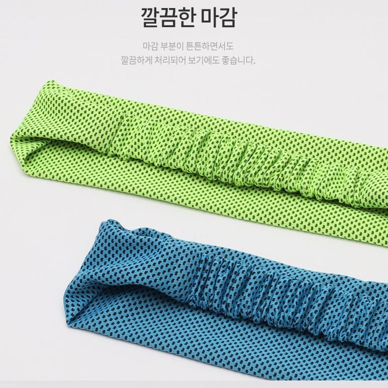 워터 헤어밴드 라이더 머리띠 여름용 헤어밴드 현장 냉머리띠 - 상세 이미지 4