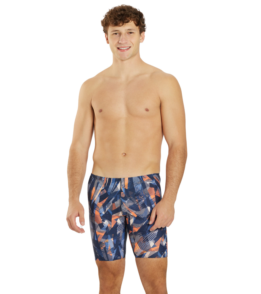 스포티 남성 카탈리스트 재머 5부 수영복 Navy/Orange - 상품 이미지
