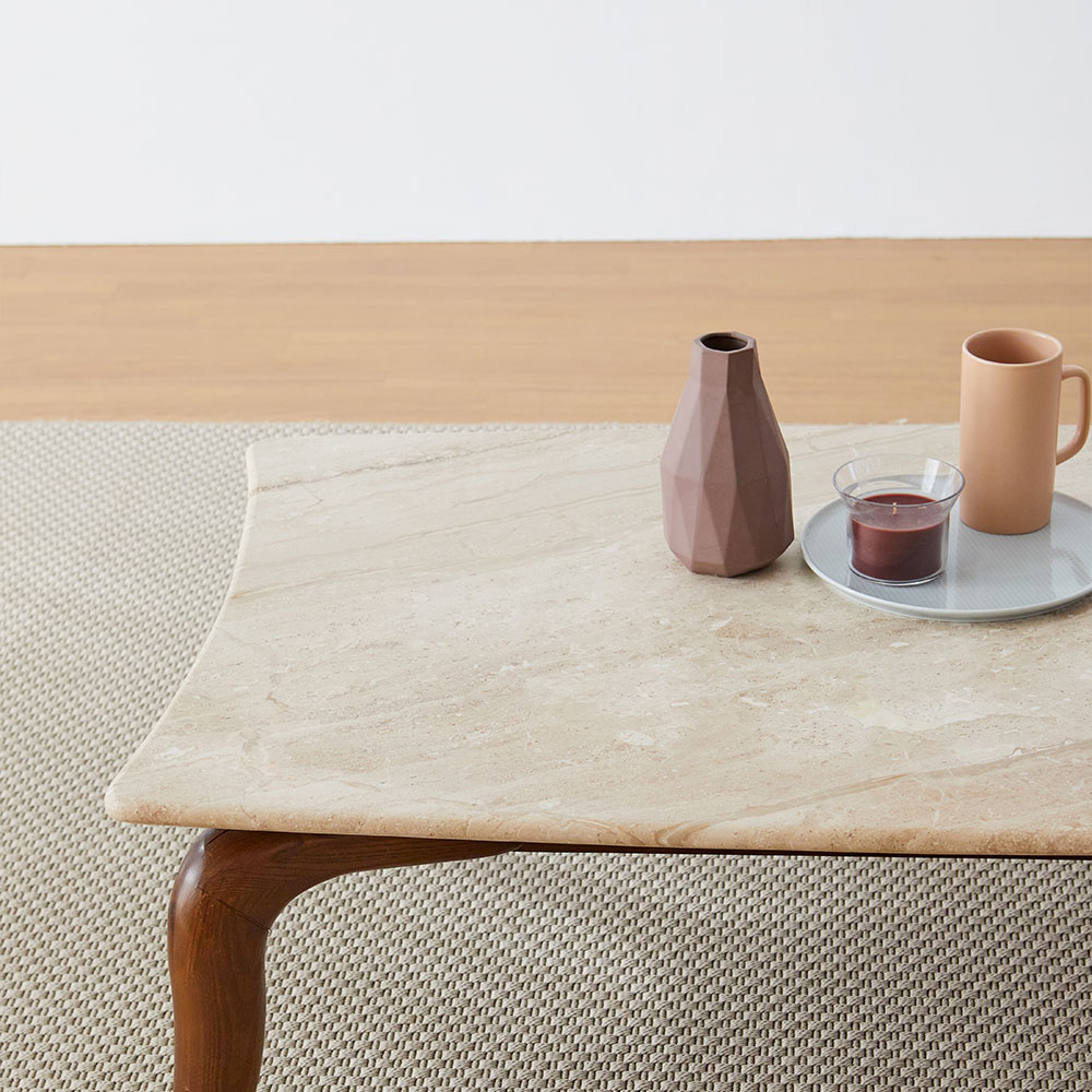 스코나 하우드 이태리 천연 대리석 원목 좌탁 소파 테이블