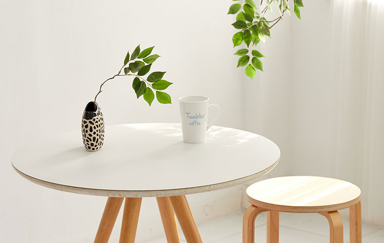 꼬꼬미 국내제조 테이블매트 세라믹 유리대용 가죽식탁매트 방수 보호커버 화이트 40x130