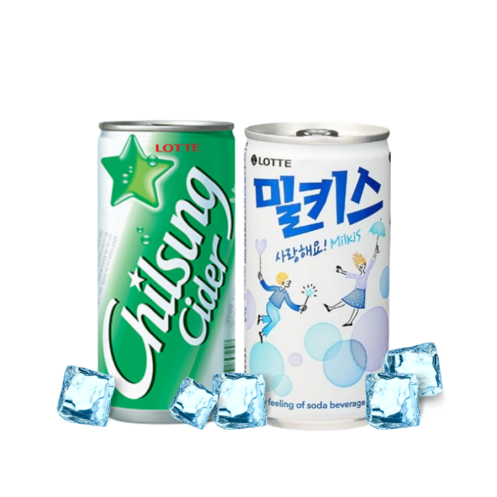 밀키스 18캔+칠성사이다 12캔 190ml 총30캔 캔음료 음료수 탄산음료 - 상품 이미지
