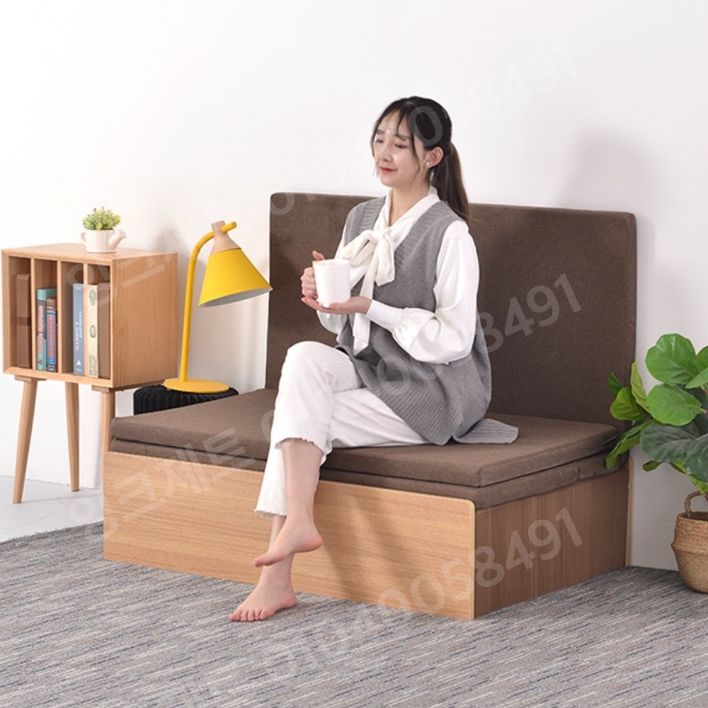 종이침대 골판지 바닥 비상용 슬라이딩 프레임 캠핑 확장 - 상세 이미지 2