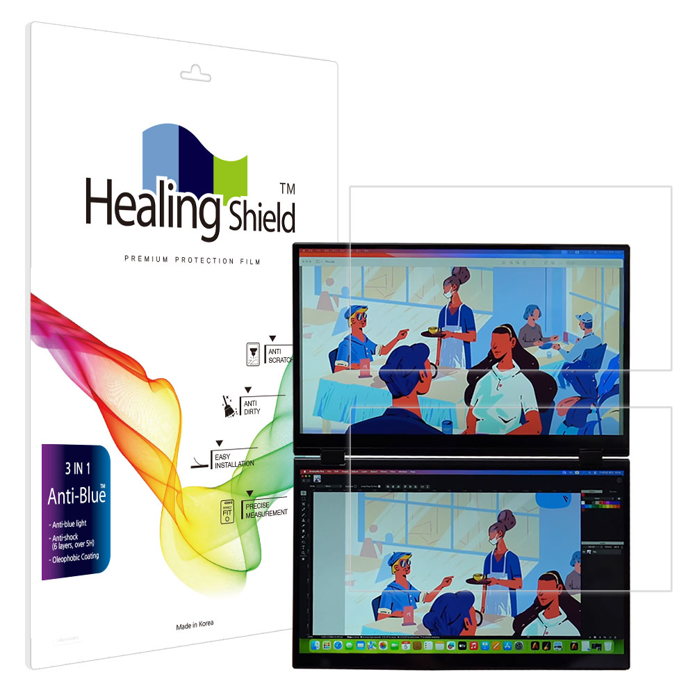 이홈웨이 X1 일반버전 블루라이트 차단 액정보호필름 (2매구성) - 상품 이미지