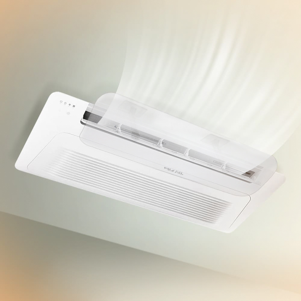 초간편설치 무타공 천장형 시스템 에어컨 바람막이 가림막 윈드플렉스 - 상세 이미지 2