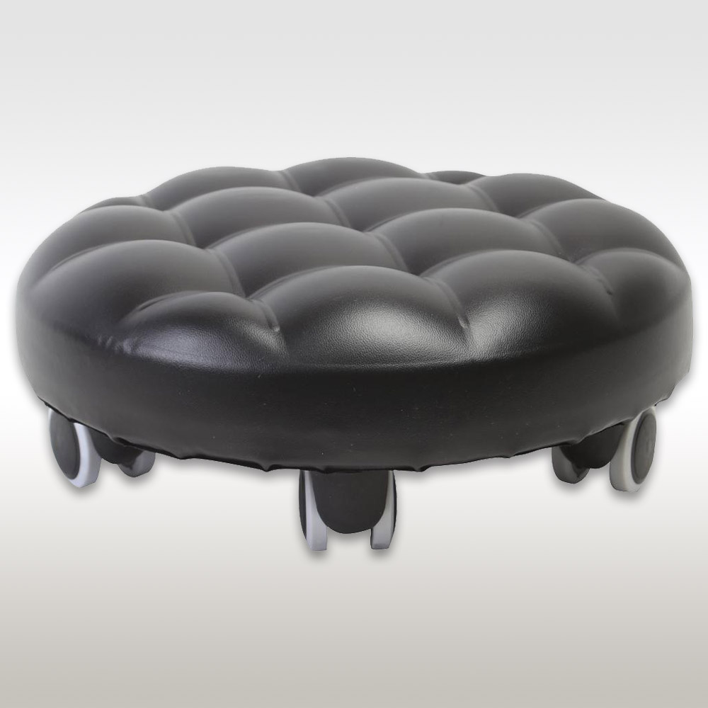 원앙산업 쿠션 앉은뱅이 의자 소형 블랙 작업 현장