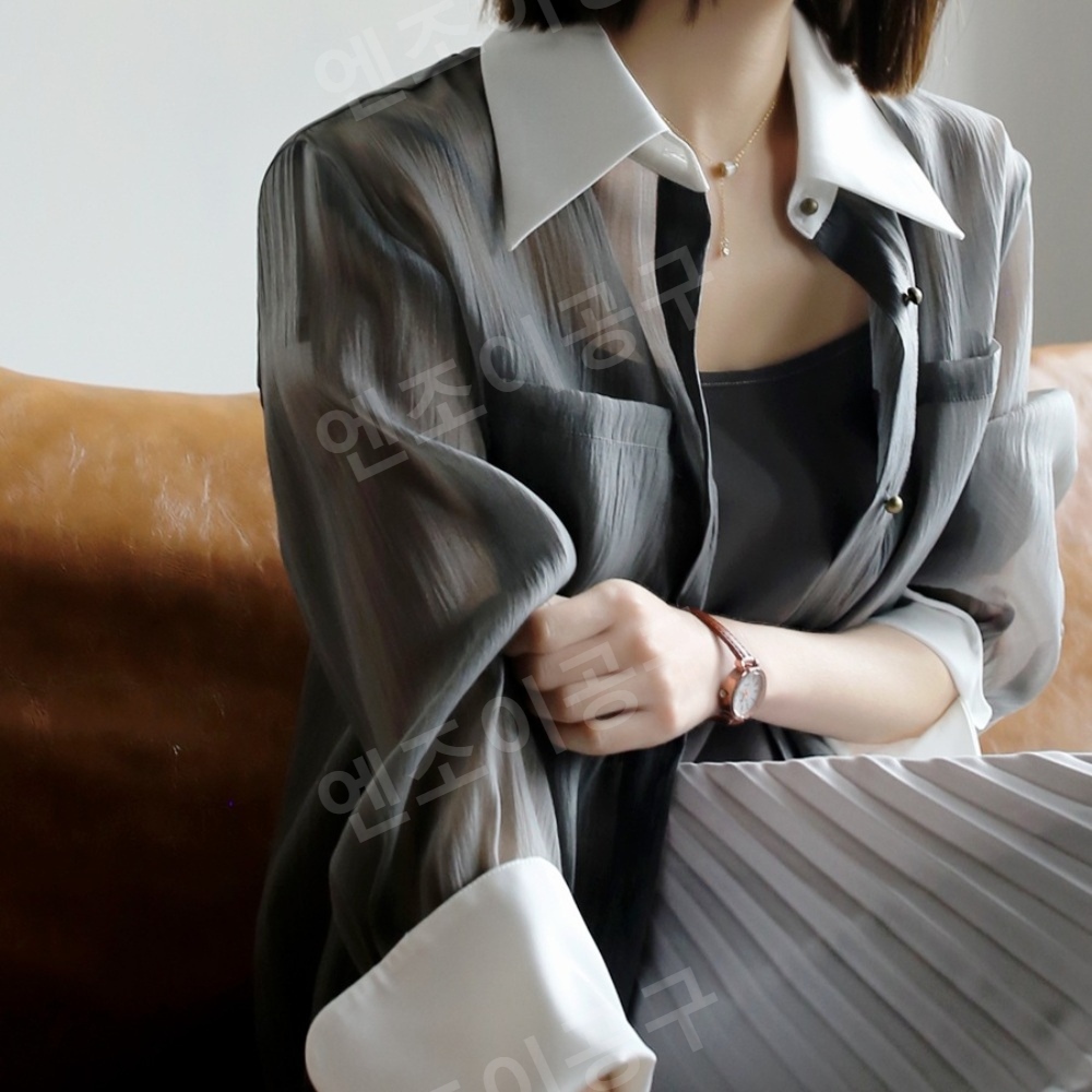 라디오스타 866회 티파니 블라우스 시스루 우아한 의상 옷 패션 - 메인 이미지