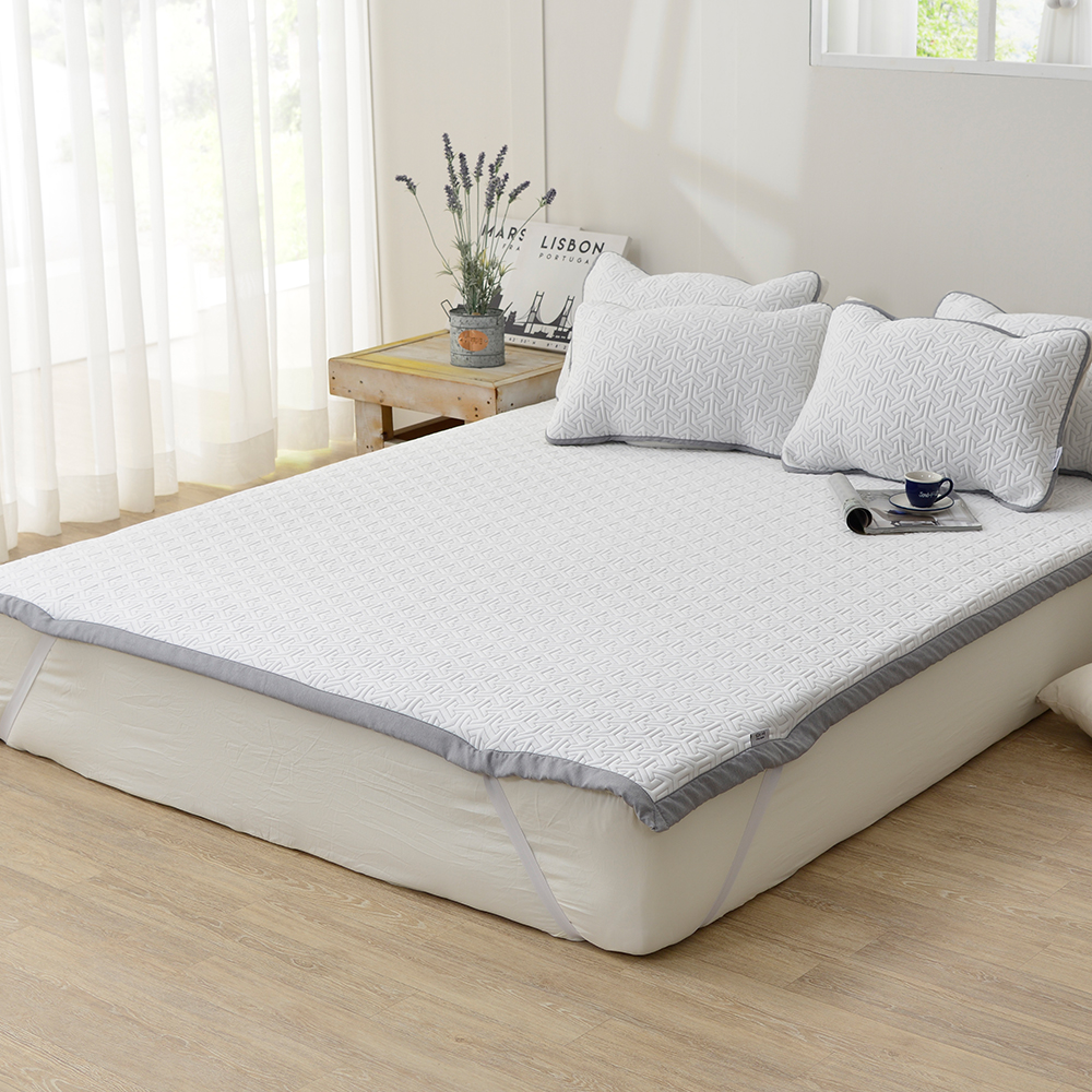 고정밴드 냉감패드 Q 매트리스 침대 여름이불패드