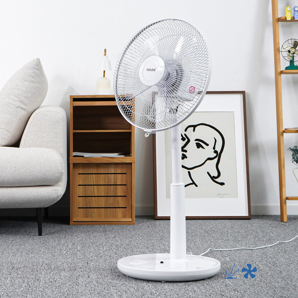 한경희 가정용 아기 거실 초미세풍 저소음 발터치 리모컨 선풍기 자연풍 수면풍 이미지 6
