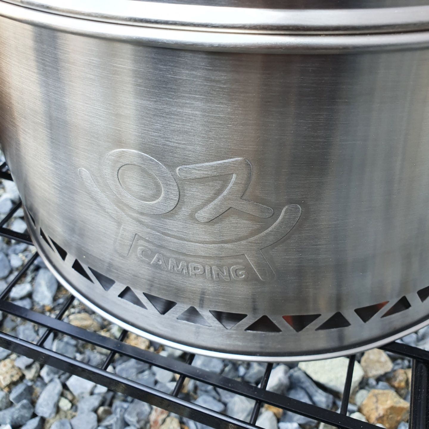 우주캠핑 우드스토브 32 이중연소 화로대 캠핑 불멍 접이식 화로
