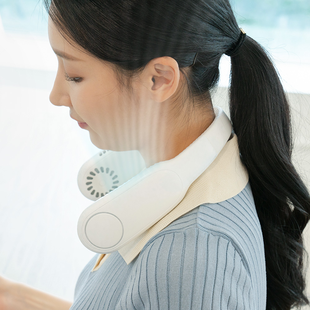노멀라이프 각도조절 휴대용 목걸이 선풍기 목에거는 넥 선풍기