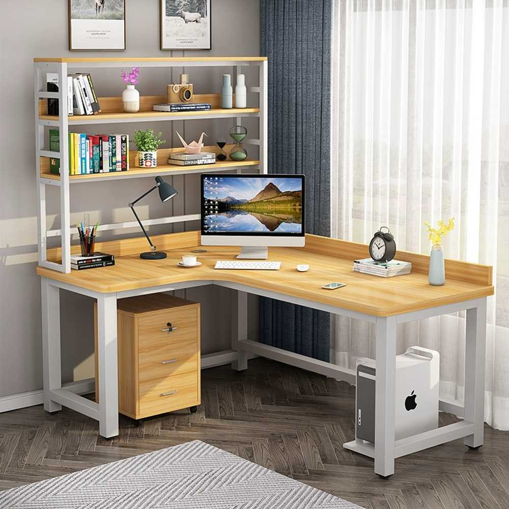 코너형 컴퓨터 데스크 1600 L자형 기역자 학생 책상 - 상세 이미지 5