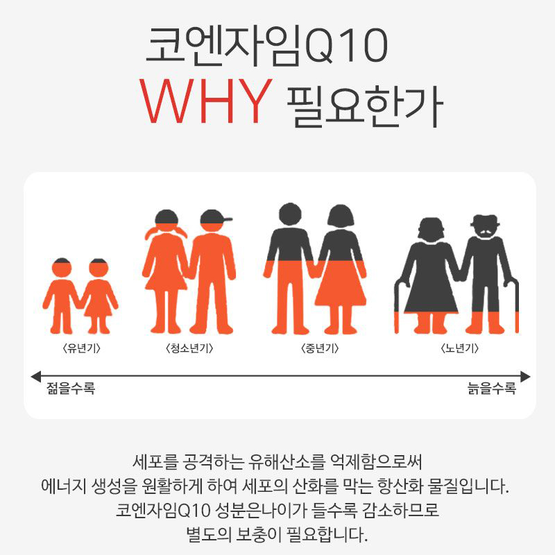 코엔자임 큐텐 코엔자임q10 100mg 항산화 미국 직수입 - 상세 이미지 5