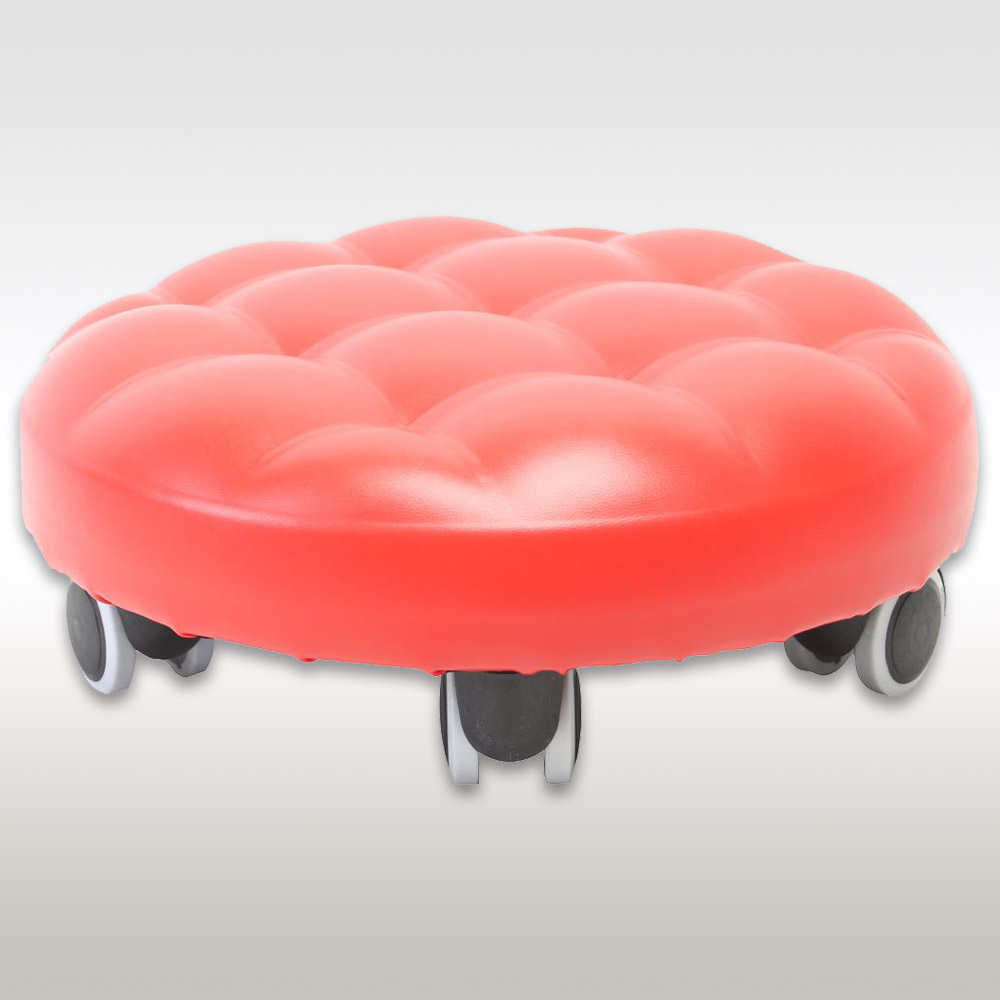 원앙산업 쿠션 앉은뱅이 의자 소형 블랙 작업 현장