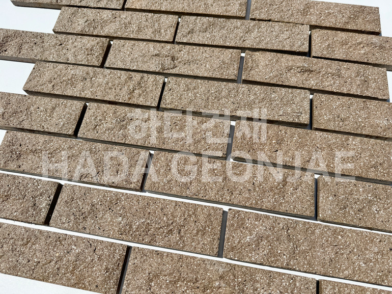 스톤버클 227x60x15~24T 스톤브라운 / 하다건재 세라믹타일