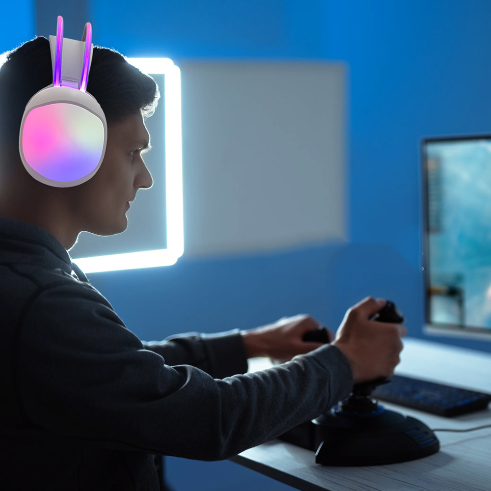디알고 가상 7.1 채널 오로라 RGB LED 게이밍 헤드셋 GHS05 이미지 8