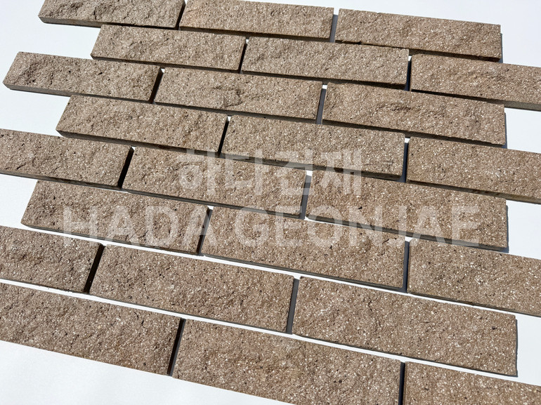 스톤버클 227x60x15~24T 스톤브라운 / 하다건재 세라믹타일