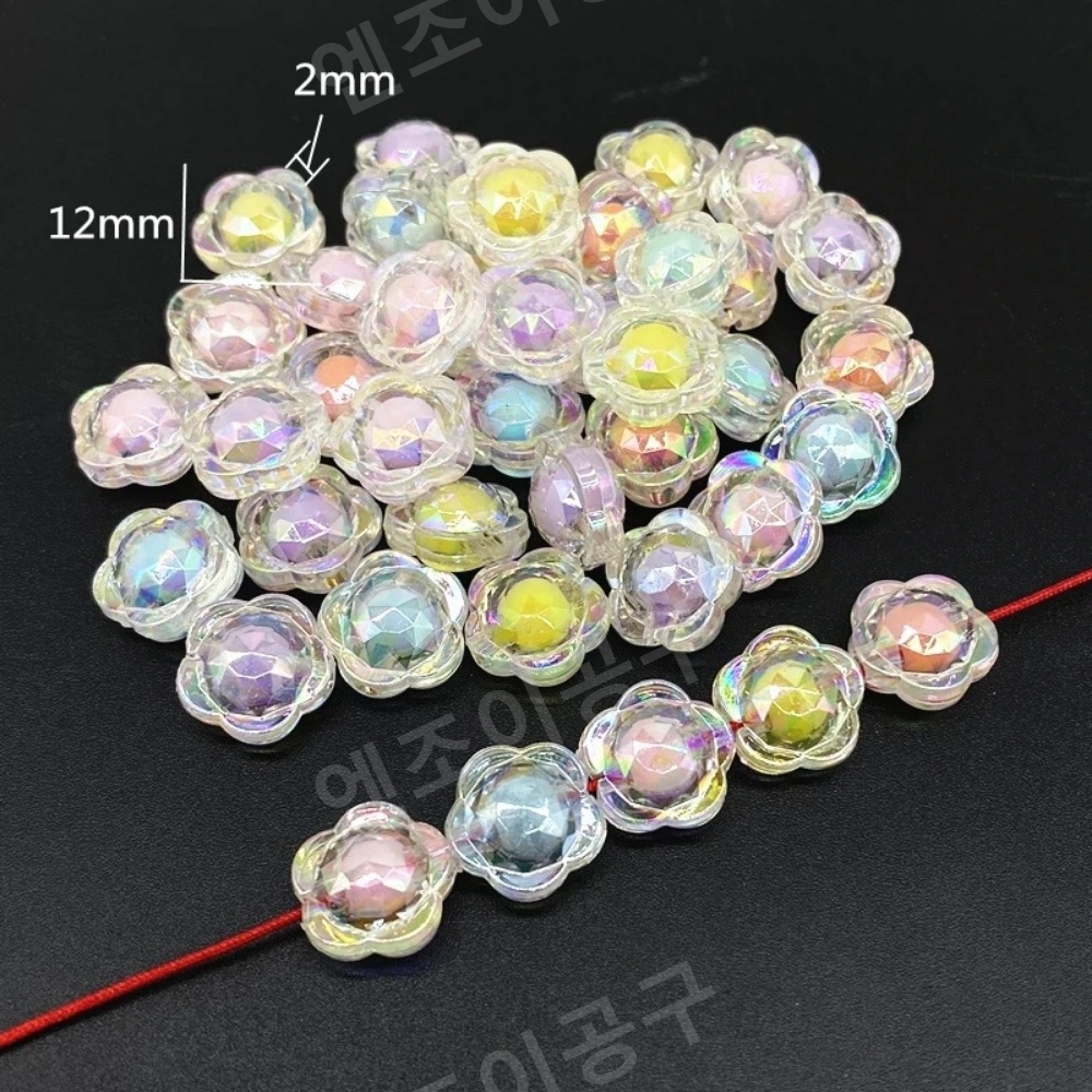 비즈 팔찌만들기 네일재료 실버 키링재료 진주팔찌 목걸이재료 - 상세 이미지 4