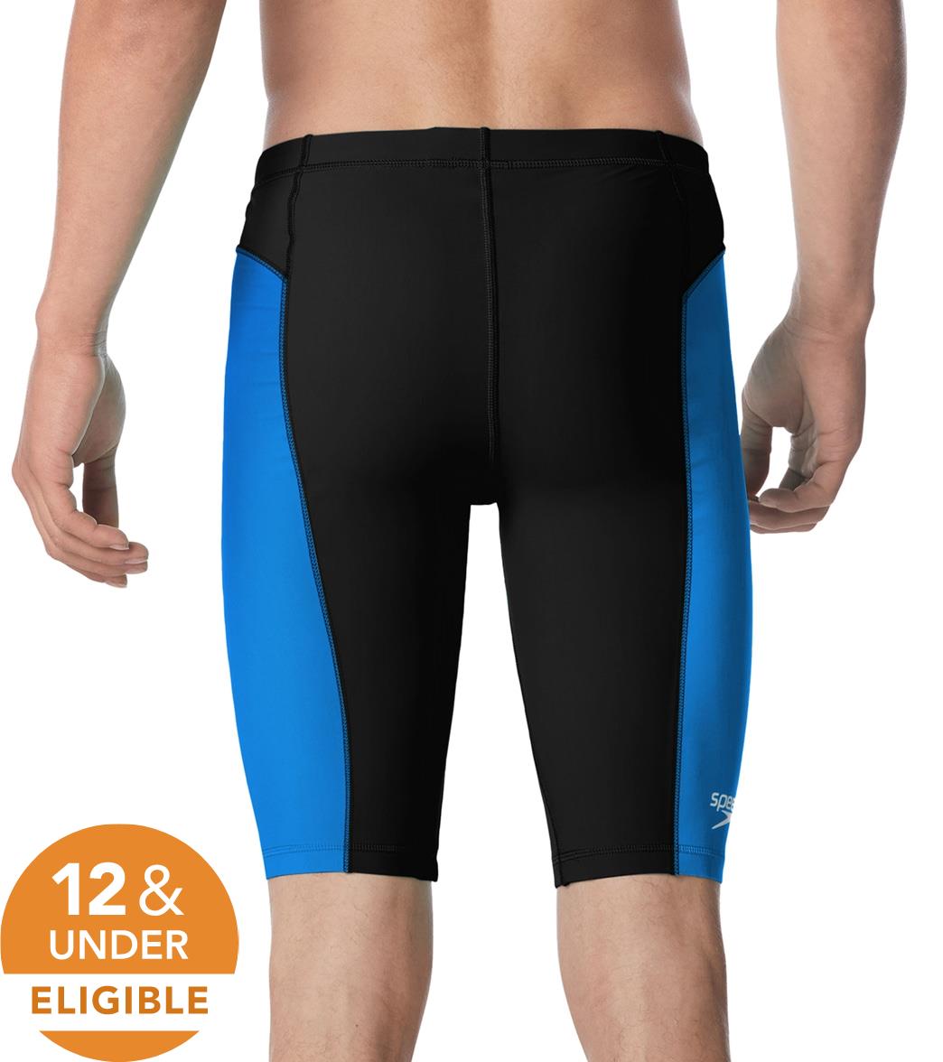 스피도 남성 뱅퀴셔 재머 테크수트 5부 선수 수영복 Speedo Blue - 상세 이미지 3