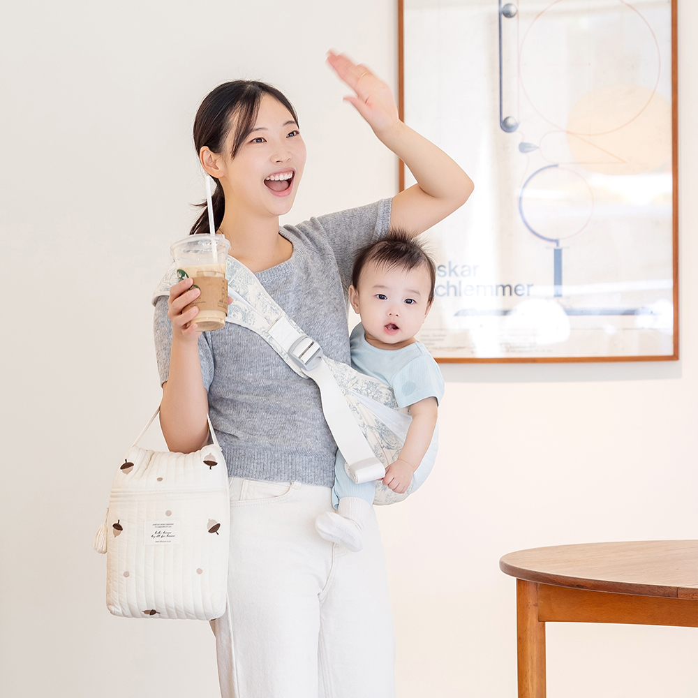 베이비소풍 해먹 사이드 힙시트 휴대용 영유아 외출용 / 프렌치