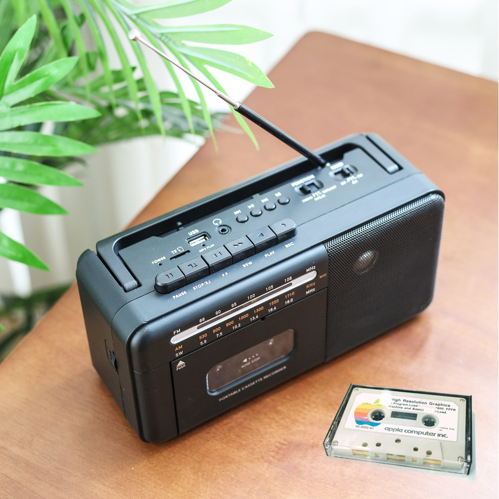 레트로 카세트라디오 올인원 FM USB SD카드 효도 캠핑 낚시 카세트 테이프 이미지 6